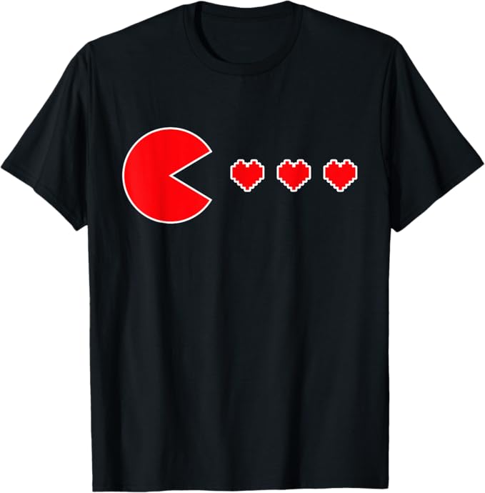 Valentine's Day Ghost-Eating Hero Men Women Kids T-Shirt