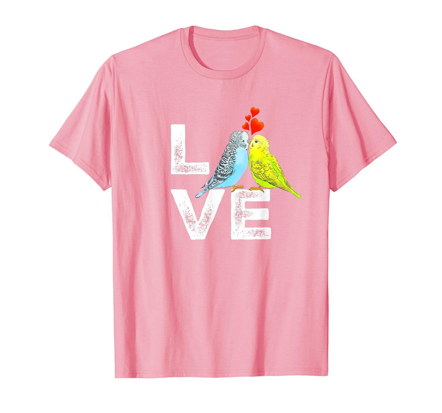 Cute Parrot Parakeet Family Love Men Women Boys Girls T-Shirt