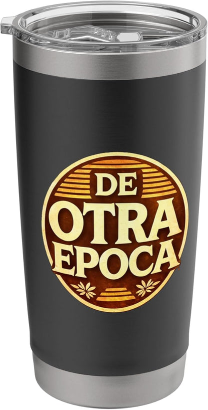 De Otra Epoca Retro Nostalgia Vintage Style Design Stainless Steel Insulated Tumbler