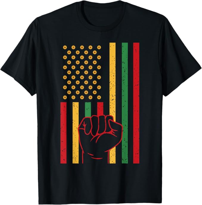 Juneteenth Victory Fist Men Women T-Shirt
