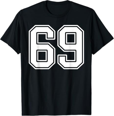 Number 69 Fan Player Jersey Style #69 Men Women Kids T-Shirt