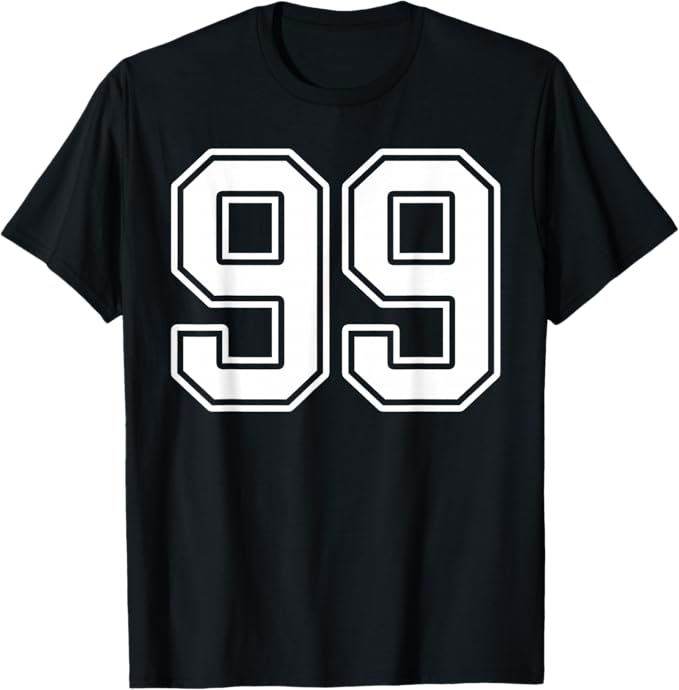 Number 99 Fan Player Jersey Style #99 Men Women Kids T-Shirt
