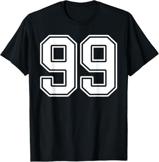 Number 99 Fan Player Jersey Style #99 Men Women Kids T-Shirt