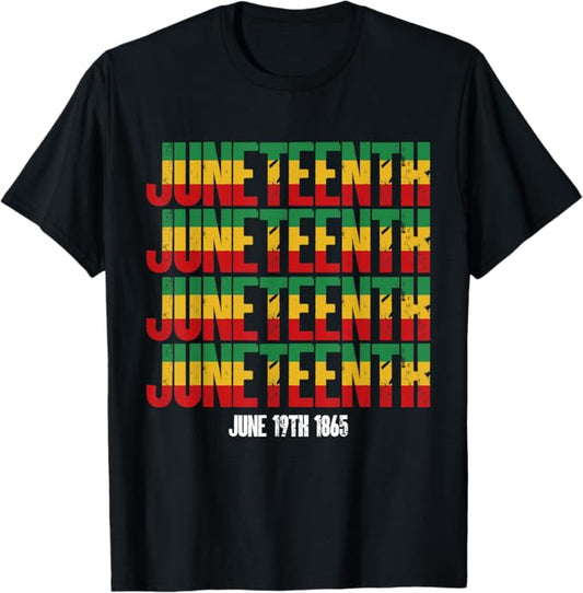 Juneteenth June 19, 1865 Men Women T-Shirt