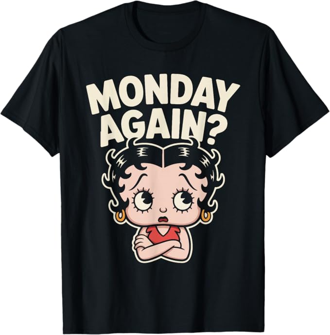 Monday Again? Funny Vintage Flapper Design T-Shirt