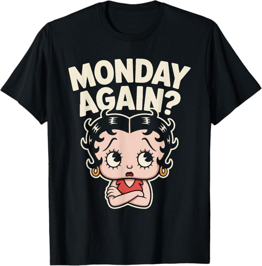 Monday Again? Funny Vintage Flapper Design T-Shirt