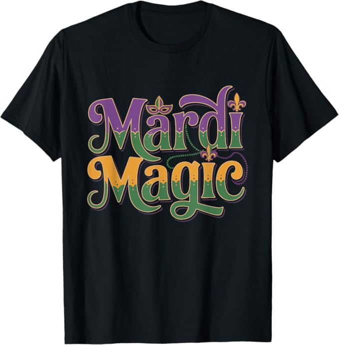 Mardi Magic Carnival Celebration Festival Design T-Shirt